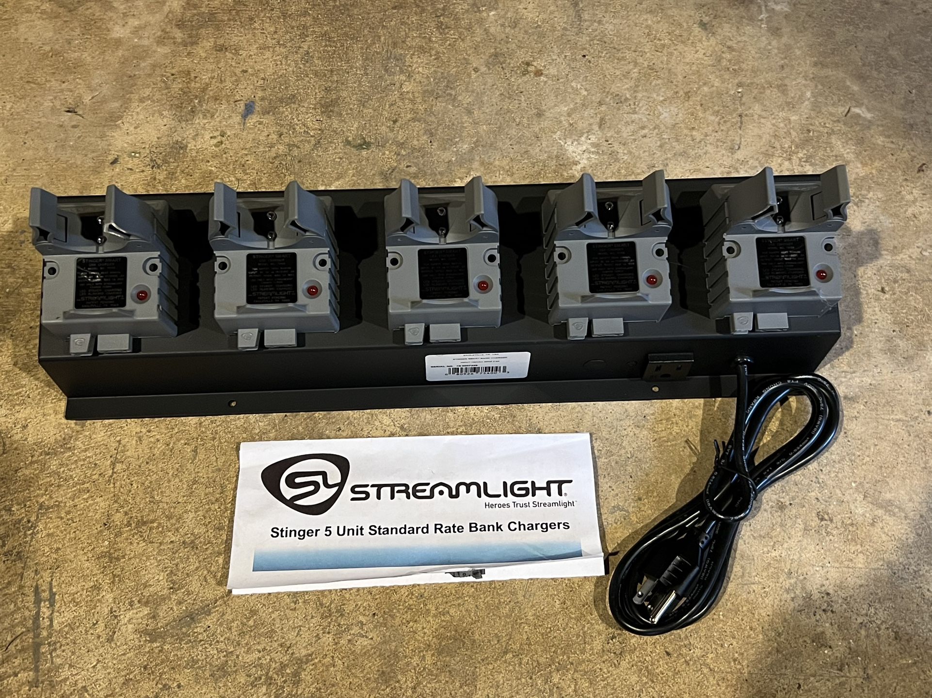 Streamlight 5 Unit Bank Charger 