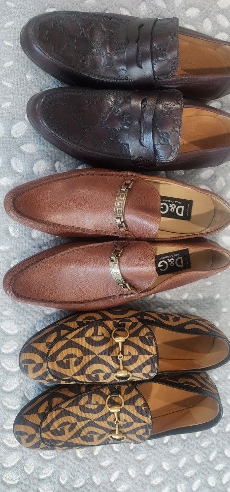 Gucci And Dolce Gabbana Men Shoes  Size 8 Or 8/12 