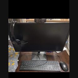 LG Monitor & HP Desktop