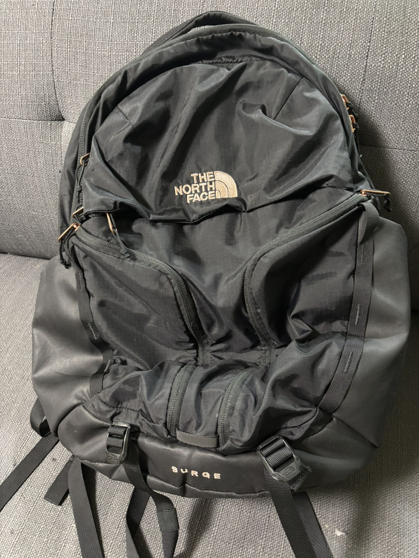 North Face Backpack - Black Surge Luxe