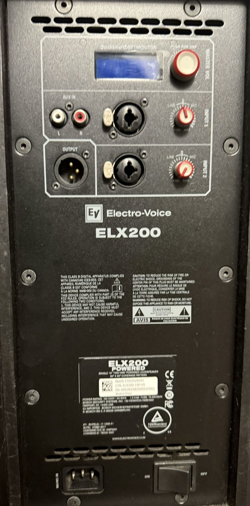 EV ELX200 15inch Speakers