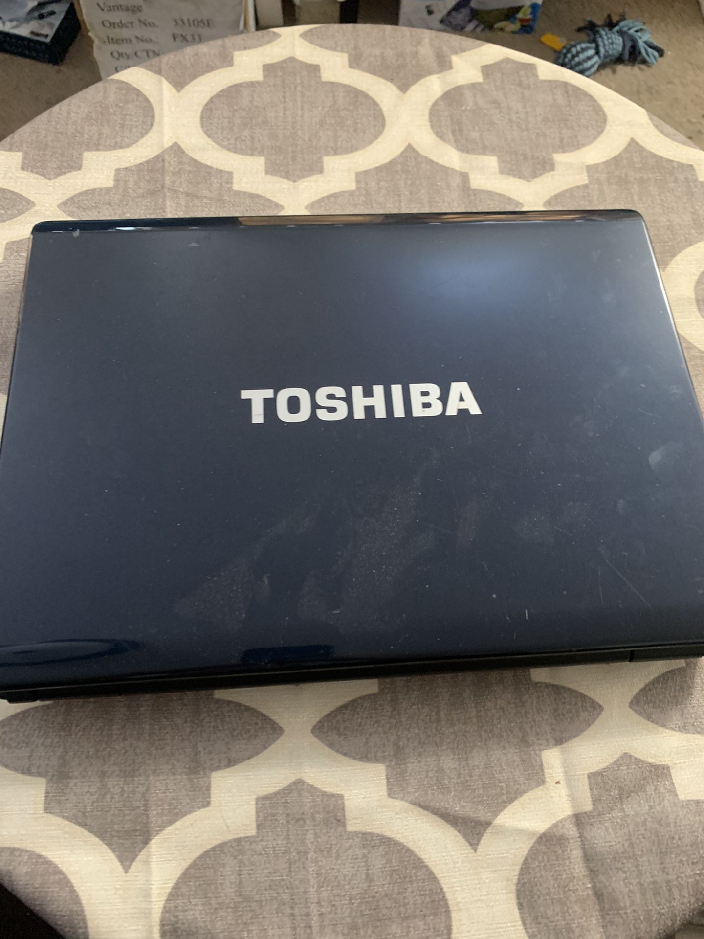 Toshiba Laptop (Windows  7)