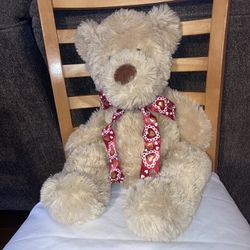 22” Lt Tan Valentines Day Bear