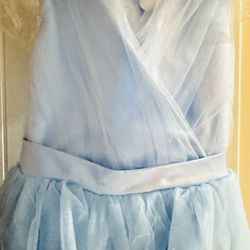 Girls Light Blue Dress 