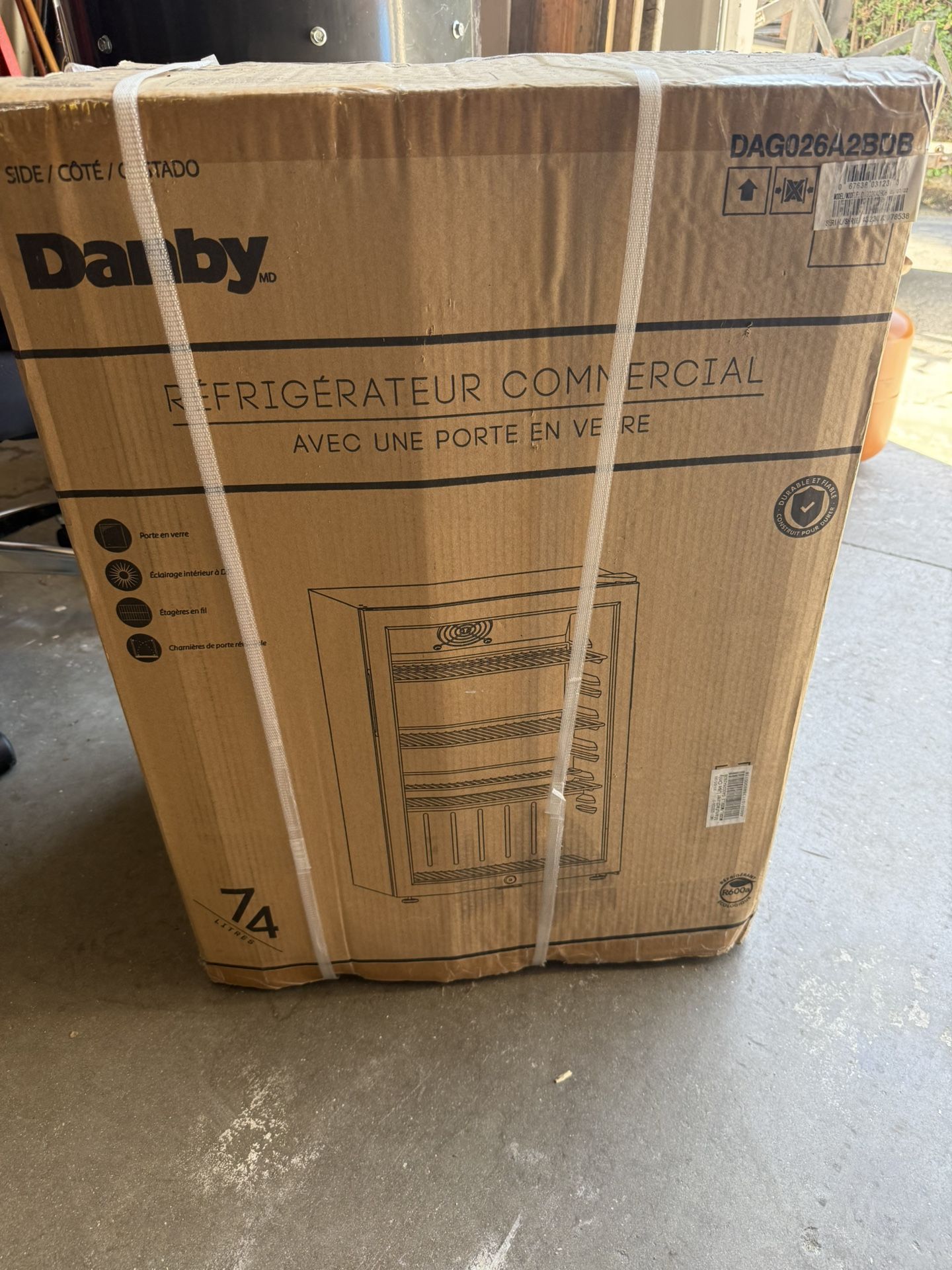 Mini Fridge Glass Door 