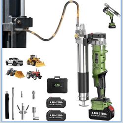 Brand new  2-in-1 Electric Grease Gun with 2×4.0Ah Batteries