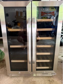 Wine and Beverage split refrigerator