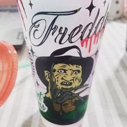 Custom Starbucks Cups -Horror Theme