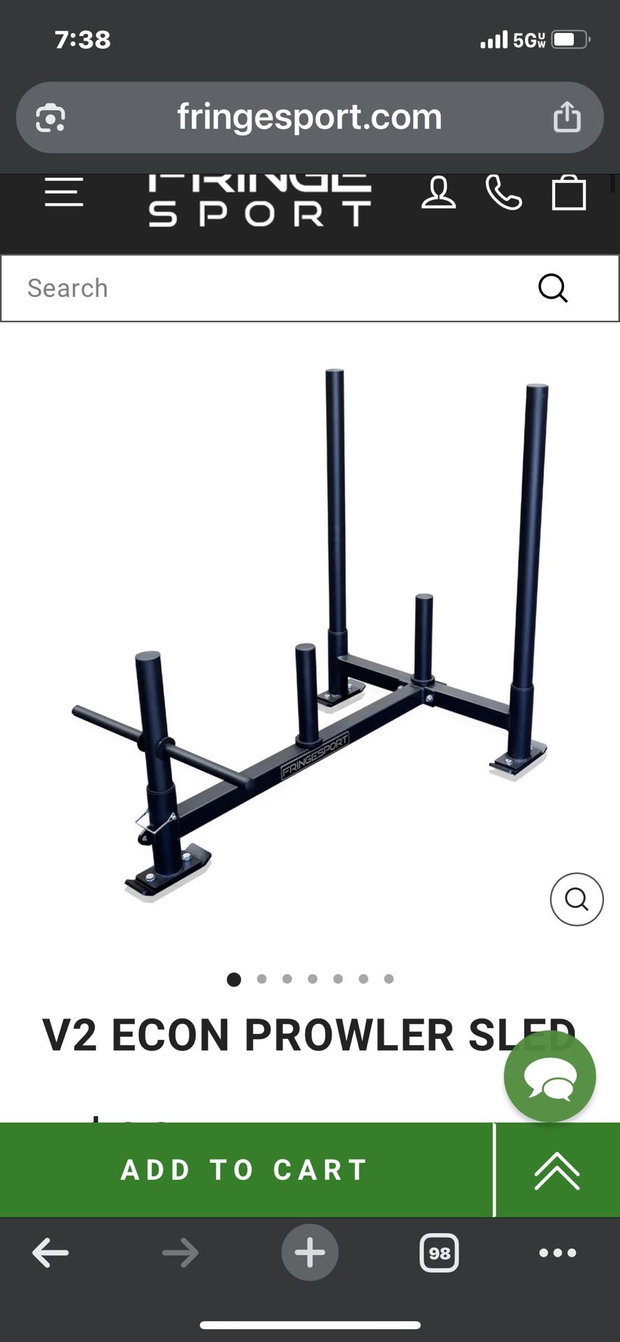 Econ Prowler Sled for Conditioning & Endurance