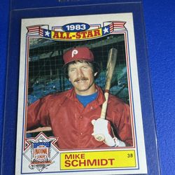 1983 topps all star commemorative mike schmidt #15