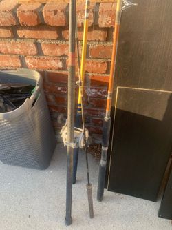 4 old fishing rods make a offer