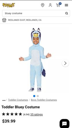 Toddler Bluey Costume