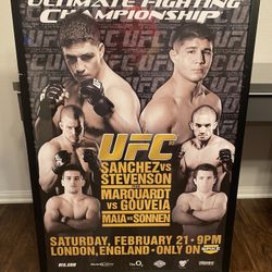 Framed Poster Of UFC 95