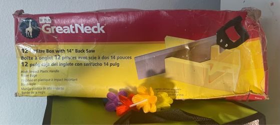 Great Neck 12” Miter Box and 14” Saw
