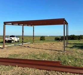 Heavy duty metal porch 30x30