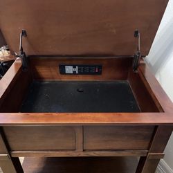 End Table With Storage And Outlets