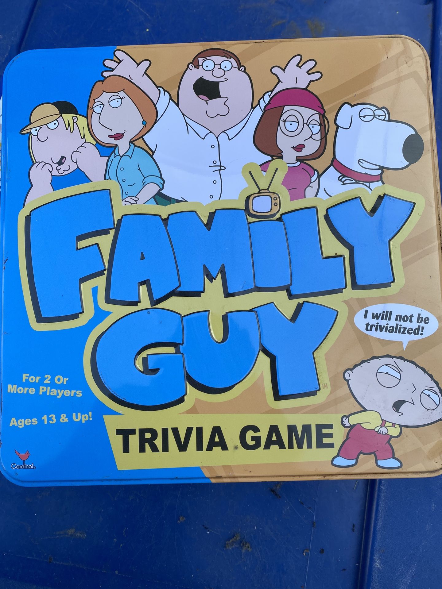 Family Guy Trivia Board Game