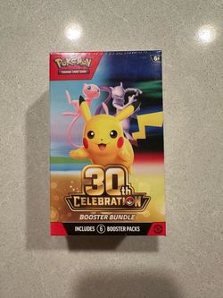 30th Celebration Booster Bundle *SEALED* Pokemon Mega Evolutions Mewtwo Charizard Pikachu Umbreon