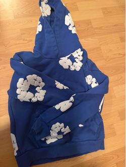 Blue denim tears hoodie size small