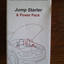 Jump Start And Power Pack, Charger Emergency Plus Flashlight 