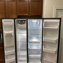 Stainless steel fridge