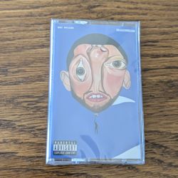 Mac Miller - Balloonerism Cassette Tape (Transparent Blue) - Official Release - Brand New/Sealed