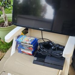 Ps4 Console+Games+32" SAMSUNG TV