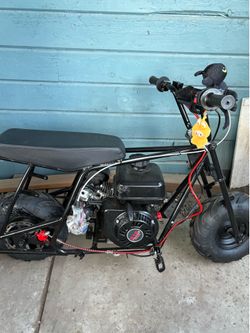 Mini bike frp gas motor