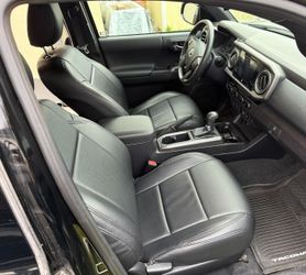 Clazzio black seat covers for 2016-2023 Toyota Tacoma Double Cab
