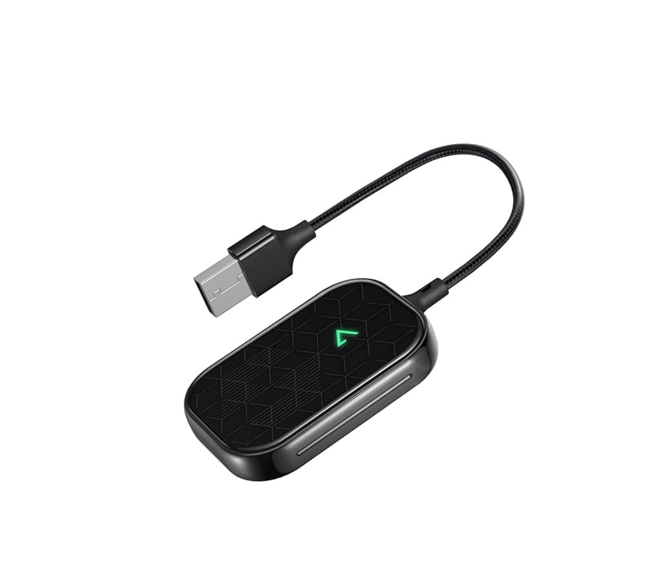 2025 Wireless CarPlay Adapter for Apple iPhone, Plug & Play Auto Connect, Connection of a Wired to Wirefree Car Play Adapter, for iPhone 6-17,No Laten