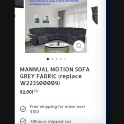 999$ Sectional Reclining Sofa New In 3 Boxes Living Room Furniture Couch Recliner 