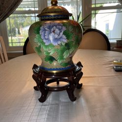 It’s A Chinese Cloisonné Ginger Jar