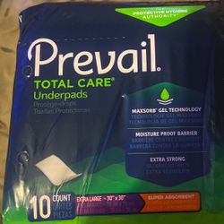 Prevail Total Care Underpads