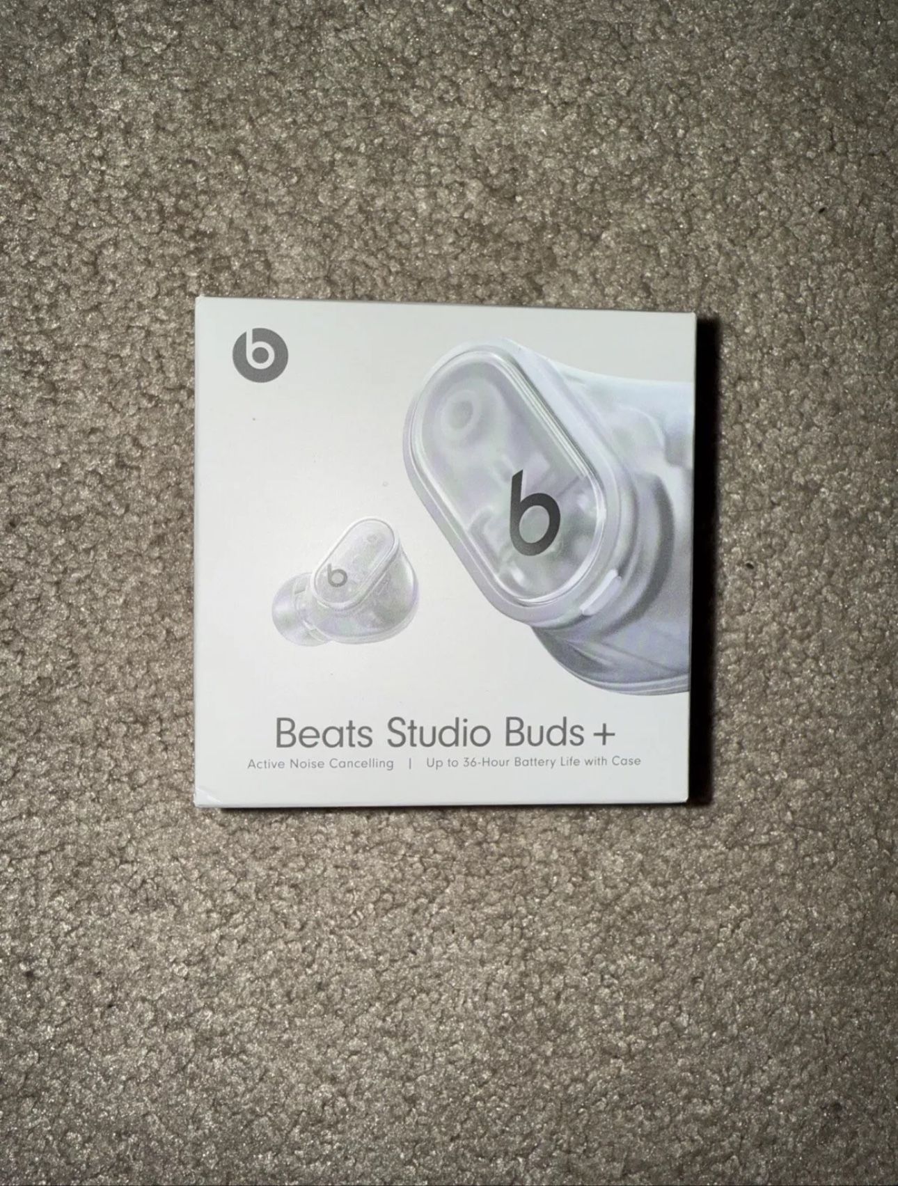 Beats Studio Buds + True Wireless Noise Cancelling Earbuds - Transparent