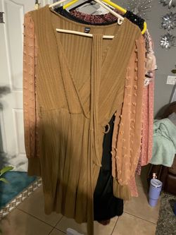 Woman dresses