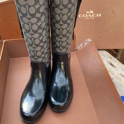 Coach Rain Boots Size 11 for Sale in Spring Valley CA OfferUp