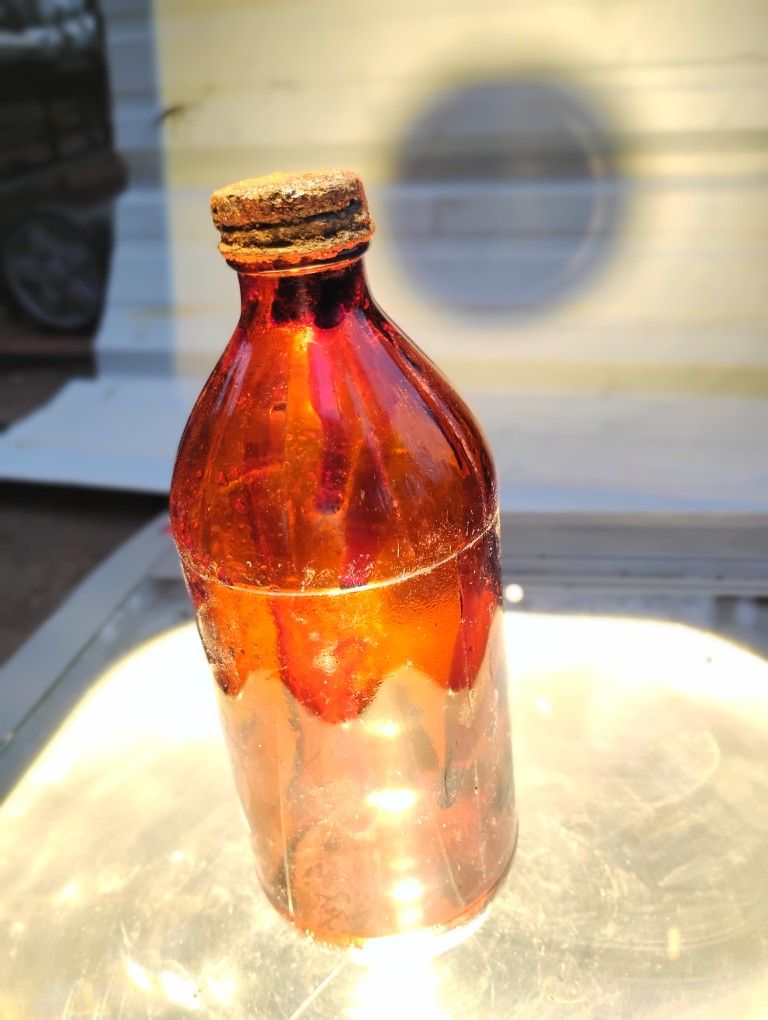 antique mug bottle