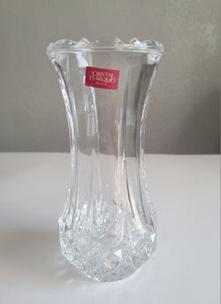 Vintage Cristal D'Arques Genuine Lead Crystal Vase