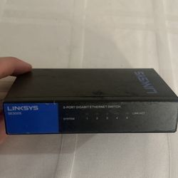 LINKSYS 5 PORT GIGABIT ETHERNET SWITCH SE3005