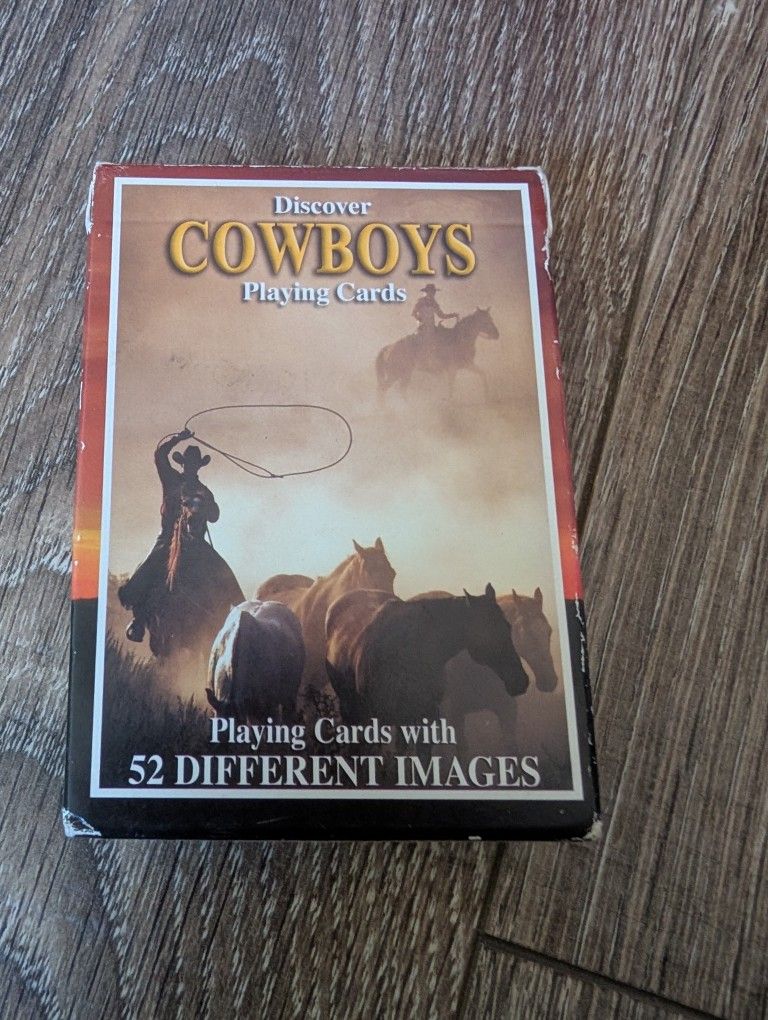 Playing Cards - Cowboy Themed
