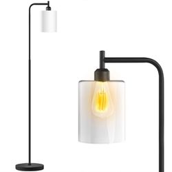 Industrial Floor Lamp With LED bulb Included