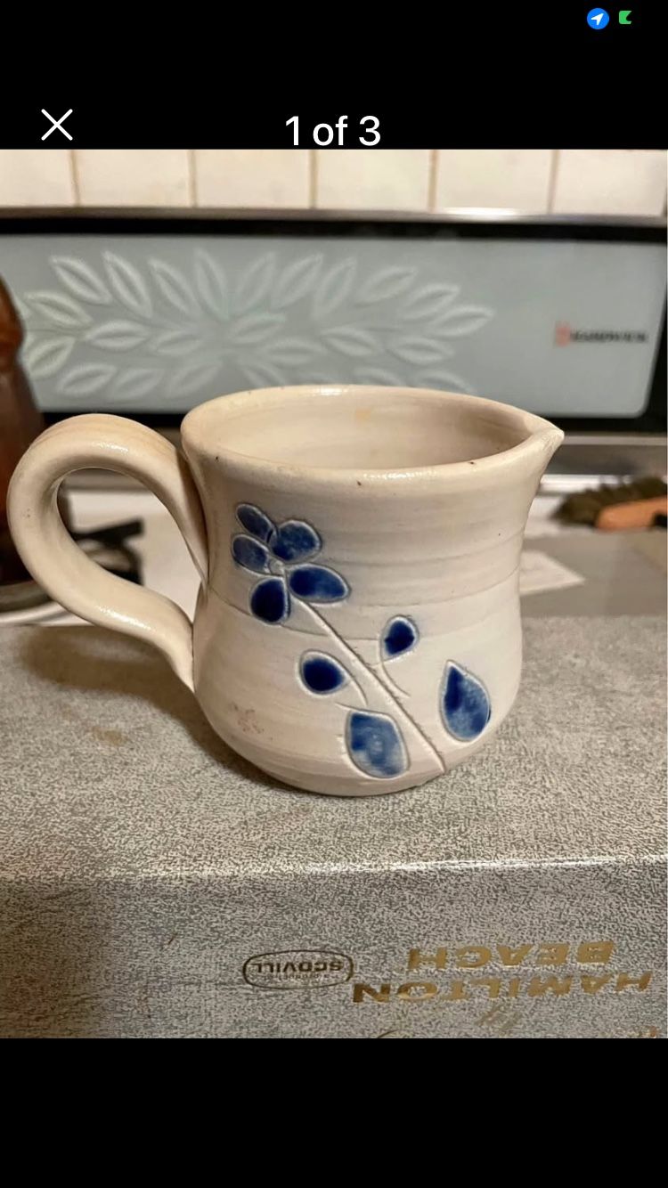 Vintage Stoneware Creamer/Pitcher