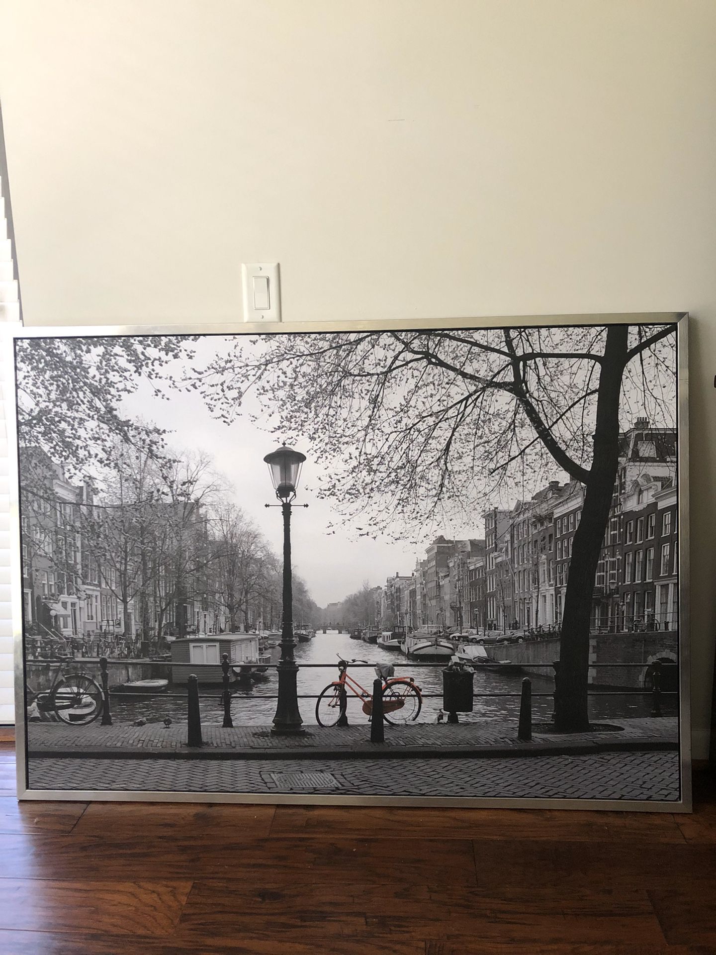 Large Canvas Print of Amsterdam