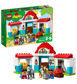 LEGO DUPLO Town Farm Pony Stable (59 Pieces)