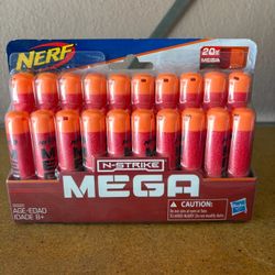 Free nerf N-Strike Mega pack of 20 nerf bullets