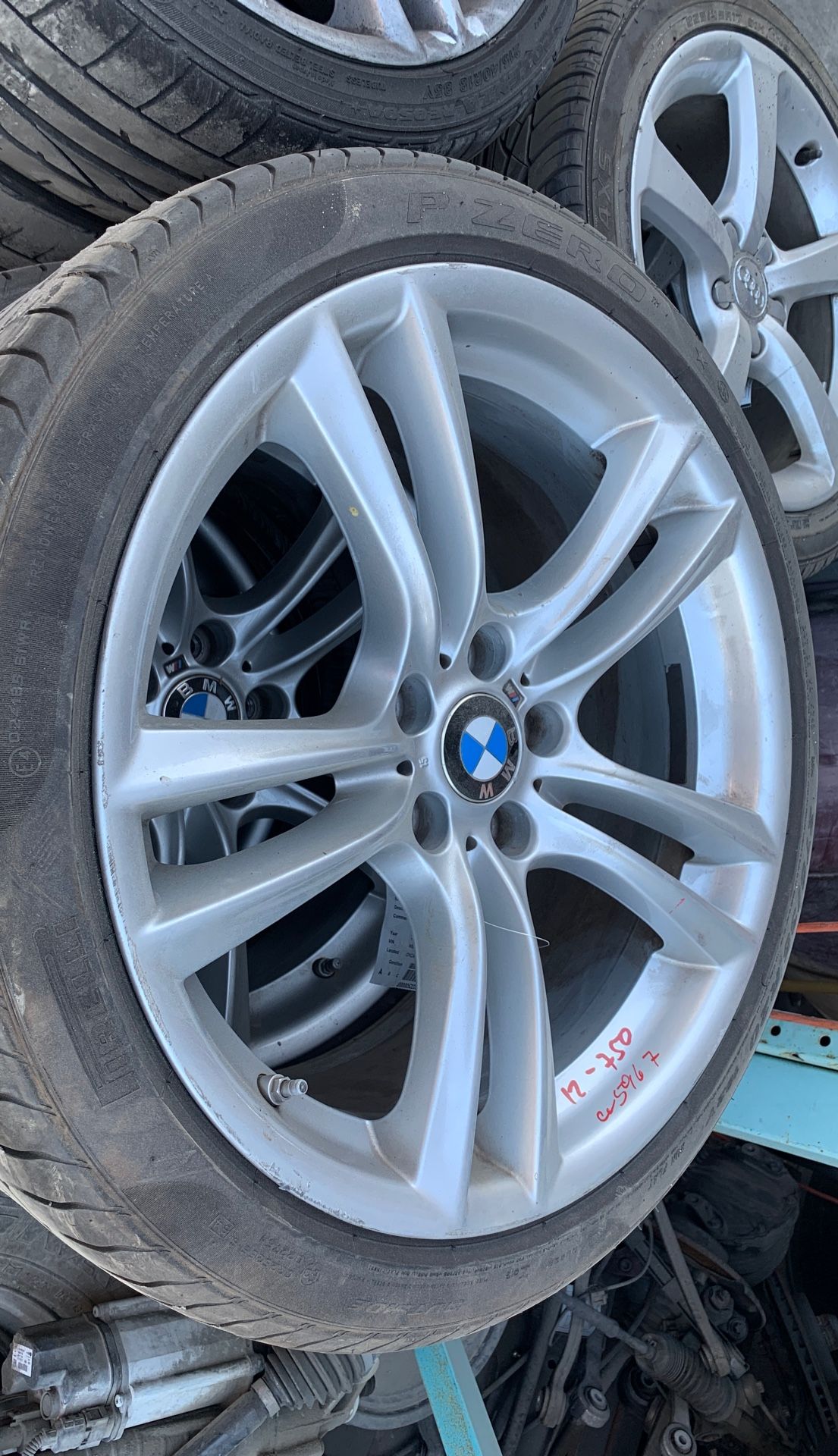 2012 BMW 750i 20x10 10 Double Spoke 275/35 Wheels Rims and Tires Set, CV5967