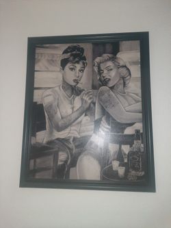 Iconic Marilyn Monroe painting