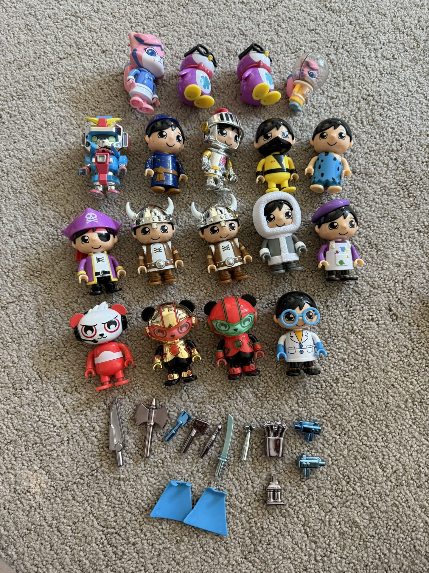 Ryan World Figures LOT