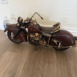 Metal Motorcycle Decor
