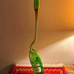 BOTELLA DE CRISTAL ANTIGUA